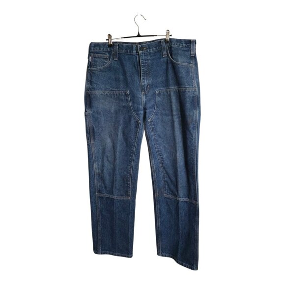 Carhartt Jeans Men 40x32 Blue Flame Resistant Utility Double Knee Gorpcore - Picture 1 of 16